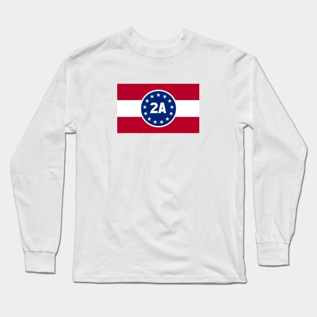 2A 2nd Amendment US Constitution Long Sleeve T-Shirt by carobaro